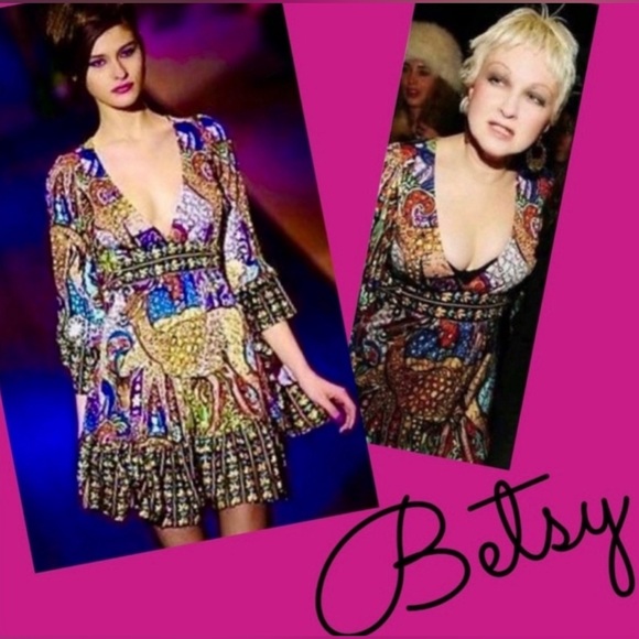 Betsy Johnson Rare Bambi Print Dress Sz 2 Excellent Pre-Loved Condition! - Picture 4 of 5